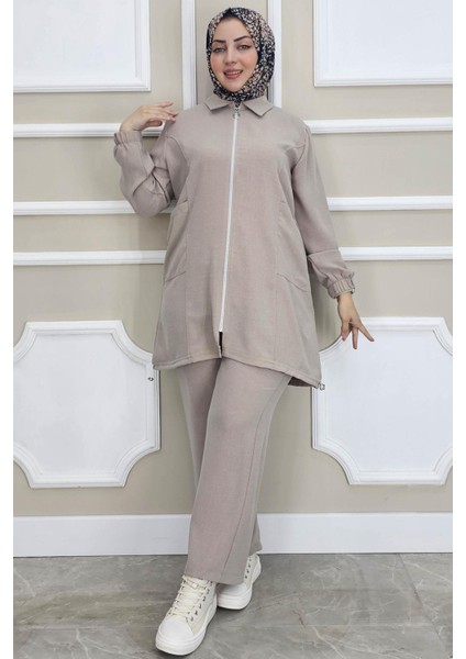 Kadın Fermuarlı Tesettür Tunik modelleri