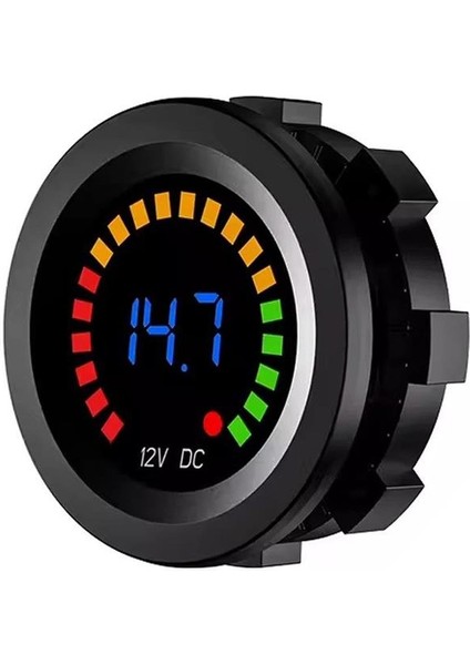 IC-230E 6-18 Volt Voltmetre Pano Tipi Akü Göstergeli 28 mm