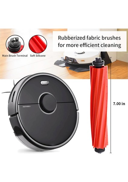 Roborock S8 S8 Plus S8+ S8 Pro Ultra Aksesuarları Ana Yan Fırça Hepa Filtre Paspas Bezi Ped Yedek Yedek Parçalar (Yurt Dışından) fırsatları