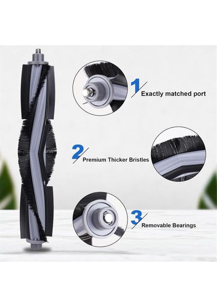 Ecovacs Deebot X2 Omni / X2 / X2 Pro / DEX86 Yedek Parçaları Ana Yan Fırça Hepa Filtre Paspas Bezi Toz Torbaları Aksesuarlar (Yurt Dışından)