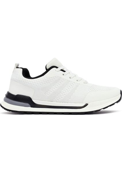 Zero Erkek Beyaz Bağcıklı Kumaş Sneaker 25SFD69006F