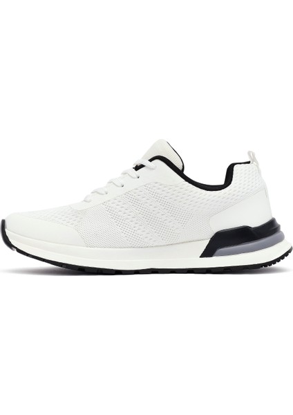 Zero Erkek Beyaz Bağcıklı Kumaş Sneaker 25SFD69006F