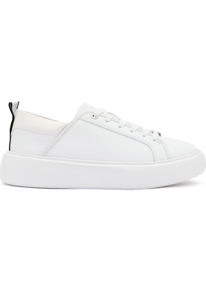 Acbc x Derimod Kadın Beyaz Bağcıklı Sneaker 25SFD435018