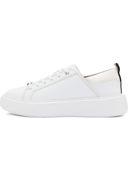 Acbc x Derimod Kadın Beyaz Bağcıklı Sneaker 25SFD435018
