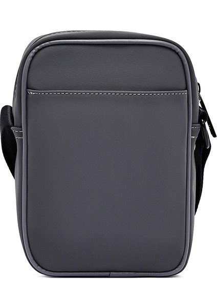 Erkek Gri Mini Kumaş Postacı Çantası 25SBD30116F