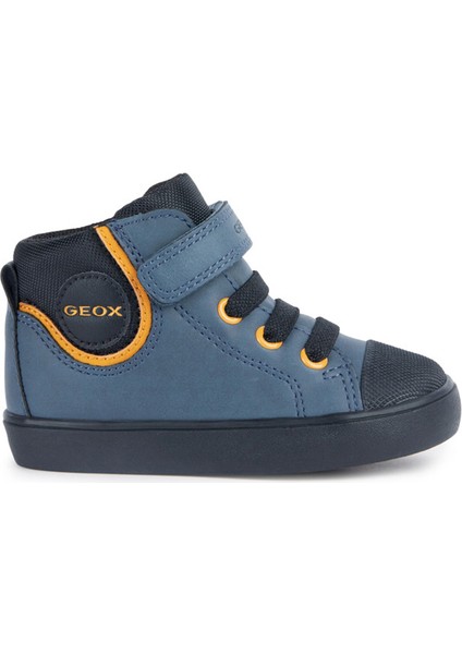Erkek Bebek Lacivert Gisli B Bantlı Deri Spor Sneaker B361NB0MEFUC4B2V