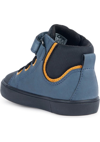 Erkek Bebek Lacivert Gisli B Bantlı Deri Spor Sneaker B361NB0MEFUC4B2V