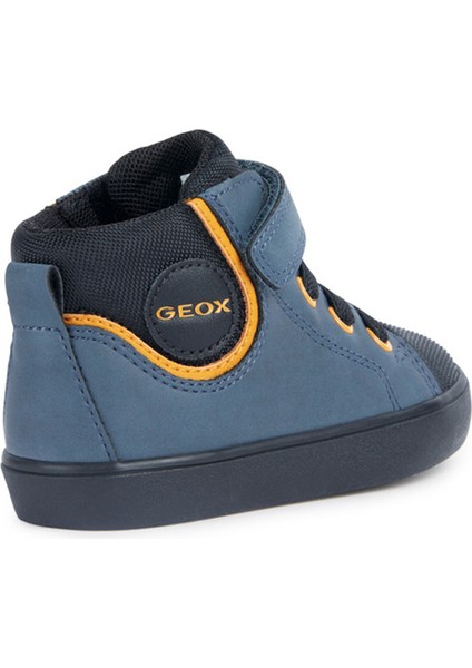 Erkek Bebek Lacivert Gisli B Bantlı Deri Spor Sneaker B361NB0MEFUC4B2V