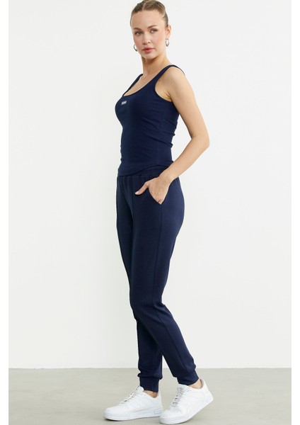 Jogger Rahat Kalıp Eşofman Altı - Lacivert fırsatları