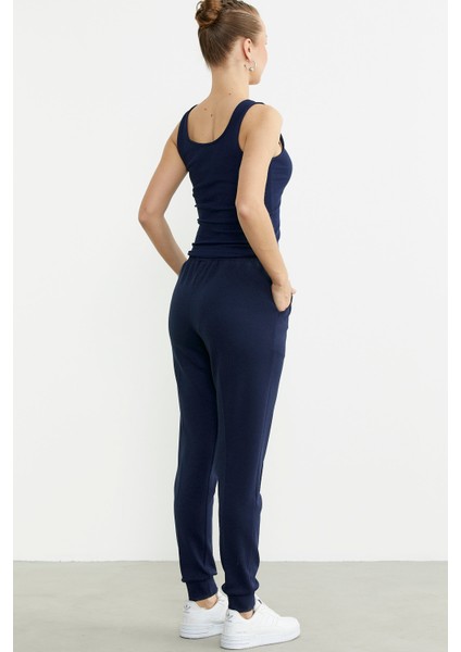 Jogger Rahat Kalıp Eşofman Altı - Lacivert indirimleri