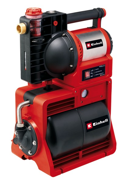 Hidrofor GE-WW 1246 N FS (1200 W, maks. 4600 L/saat debi, LED ekranlı debi sensörü, kir/emiş/su seviyesi göstergesi, donma koruması, kuru çalışmaya karşı koruma, 20 L tank) - 4173530