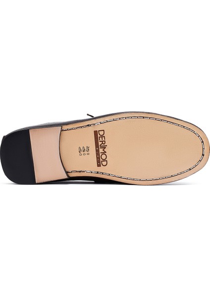 Erkek Kahverengi Deri Loafer 25SFD6028FT