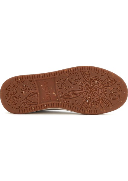 Acbc x Derimod Kadın Gri Metalik Bağcıklı Sneaker 25SFD4353SM