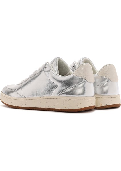 Acbc x Derimod Kadın Gri Metalik Bağcıklı Sneaker 25SFD4353SM
