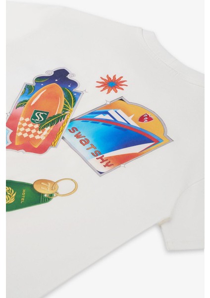 Bg Store Erkek Çocuk Beyaz Tshirt fırsatları