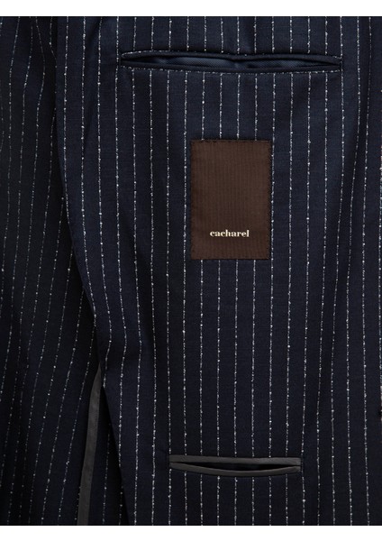 Erkek Lacivert Slim Fit Ceket 50223286-VR033