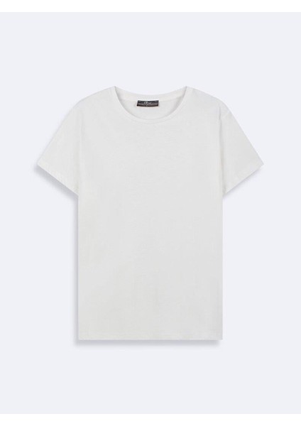 Ltb Cenere Kadın Kısa Kol Basıc T-Shırt