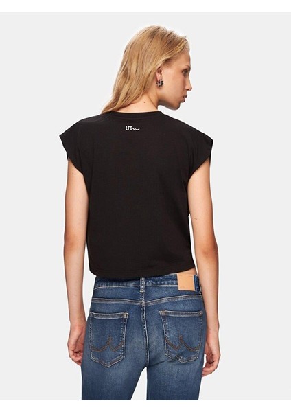 LTB Kadın Siyah T-shırt indirimleri