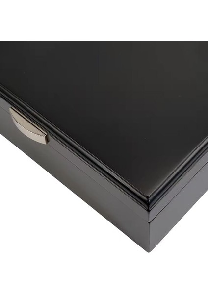 Küçük Mat Siyah Humidor Puro Kutusu Küllük Makas Seti RD26 modelleri