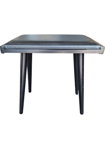 Dekoratif Piyano Taburesi Siyah