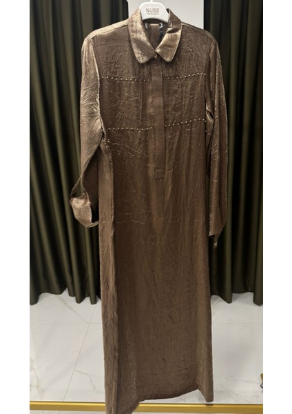 Nuss 2033 Top Zımba Detaylı Elbise