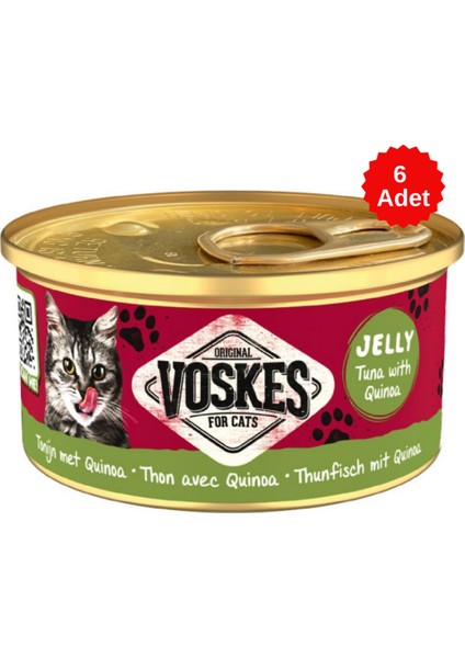 Ton Balıklı ve Kinoalı Kedi Konservesi 85 gr 6 Adet