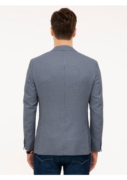 Erkek Lacivert Slim Fit Ceket 50226680-VR033