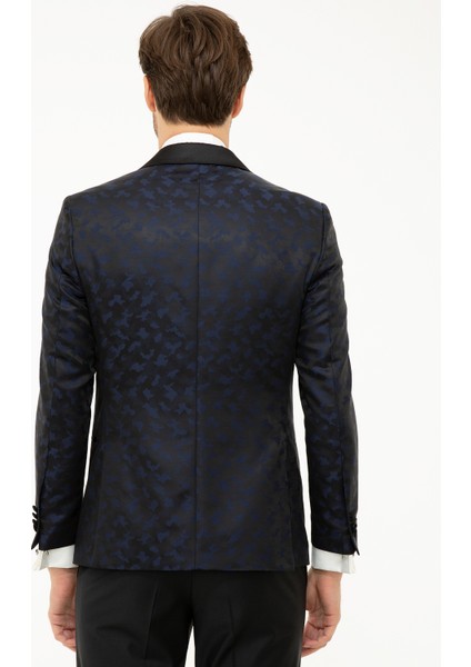 Erkek Lacivert Ex. Slim Fit Ceket 50225887-VR033