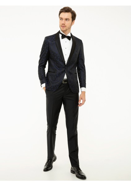 Erkek Lacivert Ex. Slim Fit Ceket 50225887-VR033