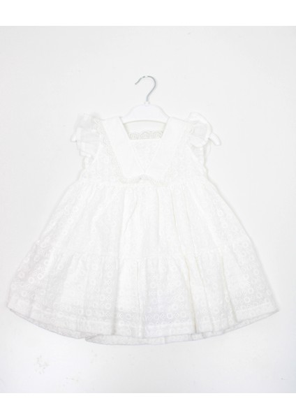 Baby Rose Kare Yaka Kız Elbise
