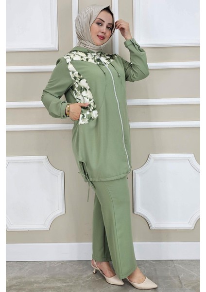 Kadın Kombin Detaylı Tesettür Takım