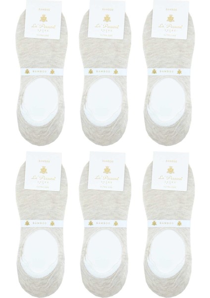 Latte Ultra Lüks Görünmez 6'lı Bambu Erkek Çorap CRP369