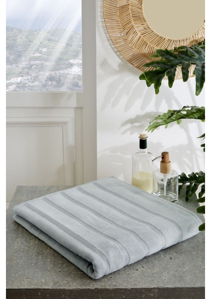 Organik Stripe Banyo Havlusu 90X150 cm