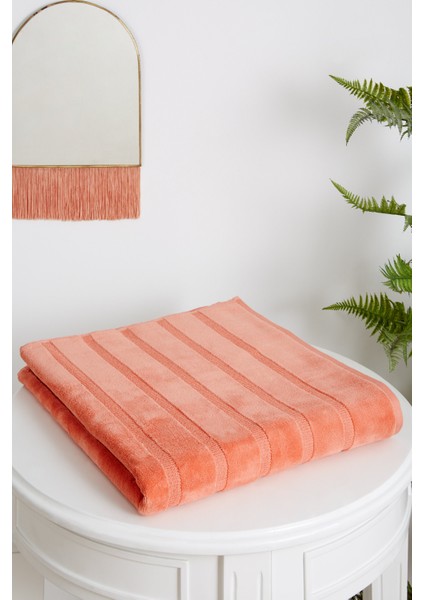 Organik Stripe Banyo Havlusu 90X150 cm