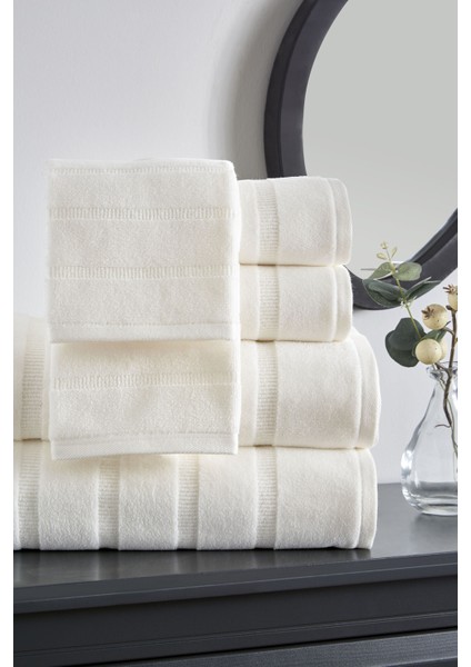 Organik Stripe Banyo Havlusu 90X150 cm