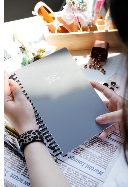 Sylcon Spiralli Defter To-Do . PP.100 Gr. Ivory,a5 Siyah fiyatları