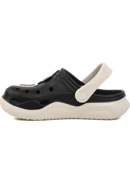 Siyah Beyaz Kız Çocuk Sabo Terlik Stella F fiyatları