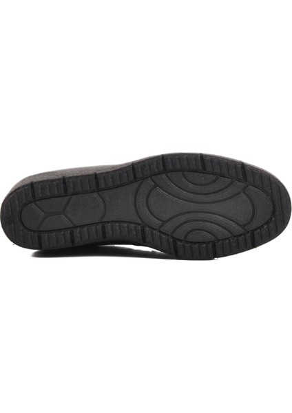 Siyah Hakiki Deri Kadın Günlük Ayakkabı BB0121 Z indirimleri