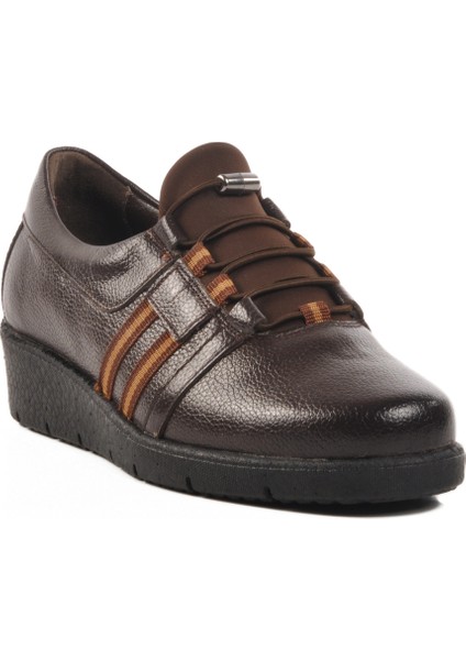 Kahve Hakiki Deri Kadın Günlük Ayakkabı BB0121 Z modelleri