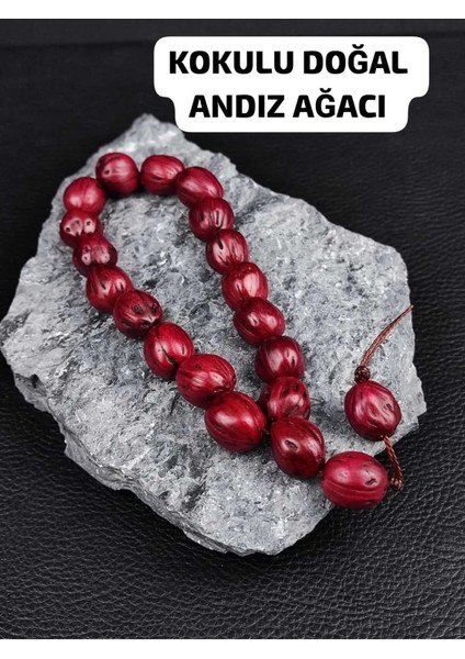 Doğal Kokulu Andız Ağacı Tesbih Hediyelik Aksesuar Bijuteri Tesbihler-4 Renk Seçeneği