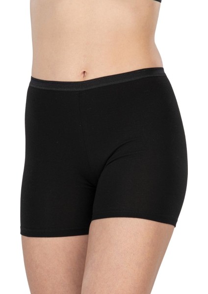 Azze Siyah Mı Emay 1430 Modal Cotton Mini Tayt