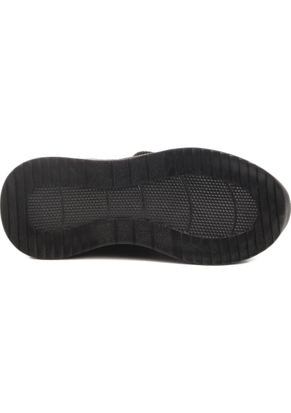 Platin Simli Cırtlı Kız Çocuk Sneaker 7021086 F