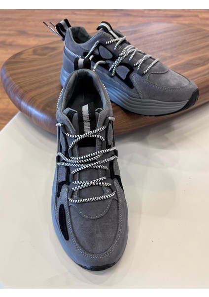1100 Füme Hakiki Deri Erkek Sneakers fırsatları