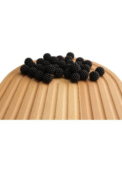 14 mm Böğürtlen Siyah 500 gr Böğürtlen Boncuk