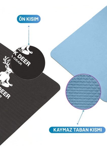 Premium Kaymaz Pilates ve Yoga Matı – Çift Yüzeyli, Ekstra Konforlu ve Dayanıklı fiyatları