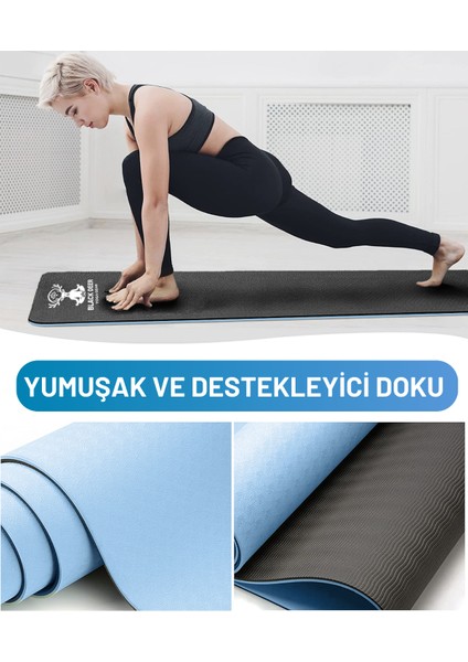 Premium Kaymaz Pilates ve Yoga Matı – Çift Yüzeyli, Ekstra Konforlu ve Dayanıklı modelleri