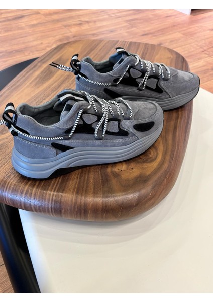1100 Füme Hakiki Deri Erkek Sneakers modelleri