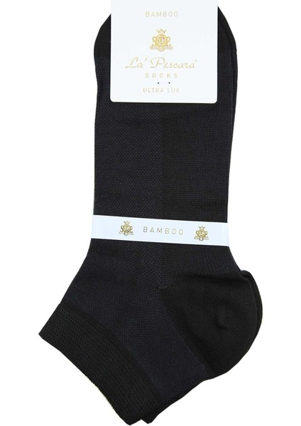 Lacivert Ultra Lüks Bambu Yarım Tekli Erkek Çorap CRP383