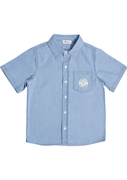 Erkek Çocuk Denim Gömlek