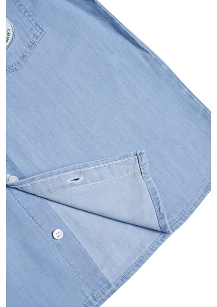 Erkek Çocuk Denim Gömlek